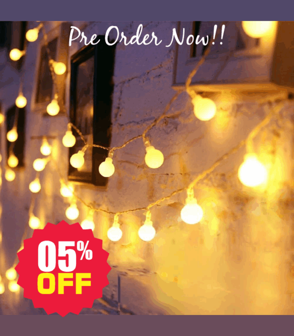 Snow Ball Light (Golden)