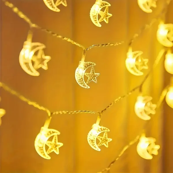 Star & Moon Fairy Light - Image 4