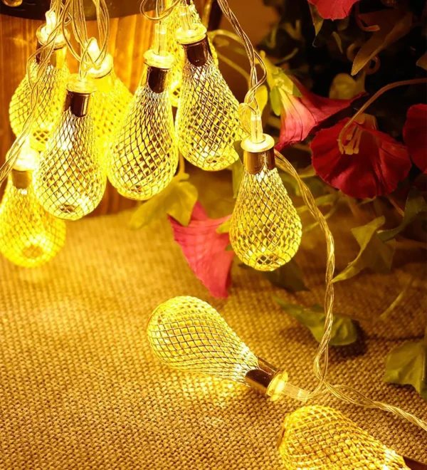 Metal Raindrop Light (Golden) - Image 3